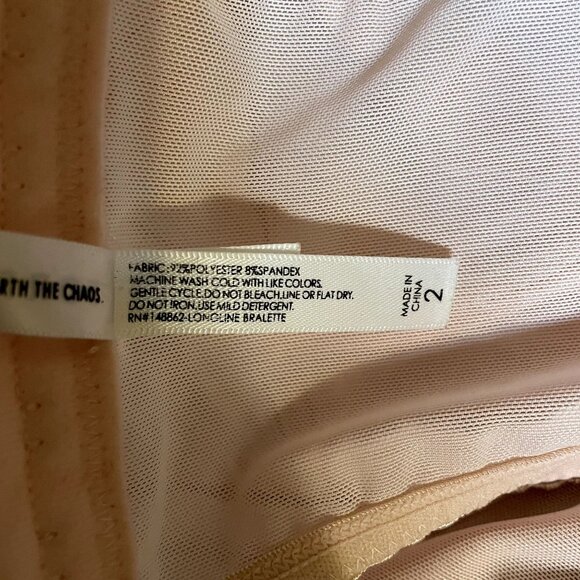 Torrid Curve Pink Floral Embroidered Longline Underwire Bralette Size 2X - Picture 4 of 4